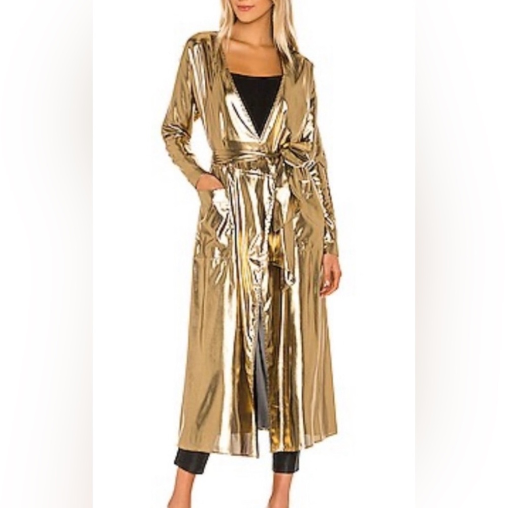 Camila Coelho Long sleeve Long wrap dress